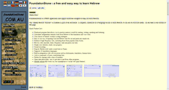 Desktop Screenshot of foundationstone.com.au